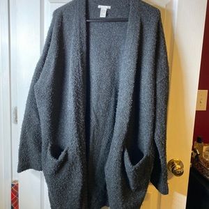 H&M Oversized gray cardigan